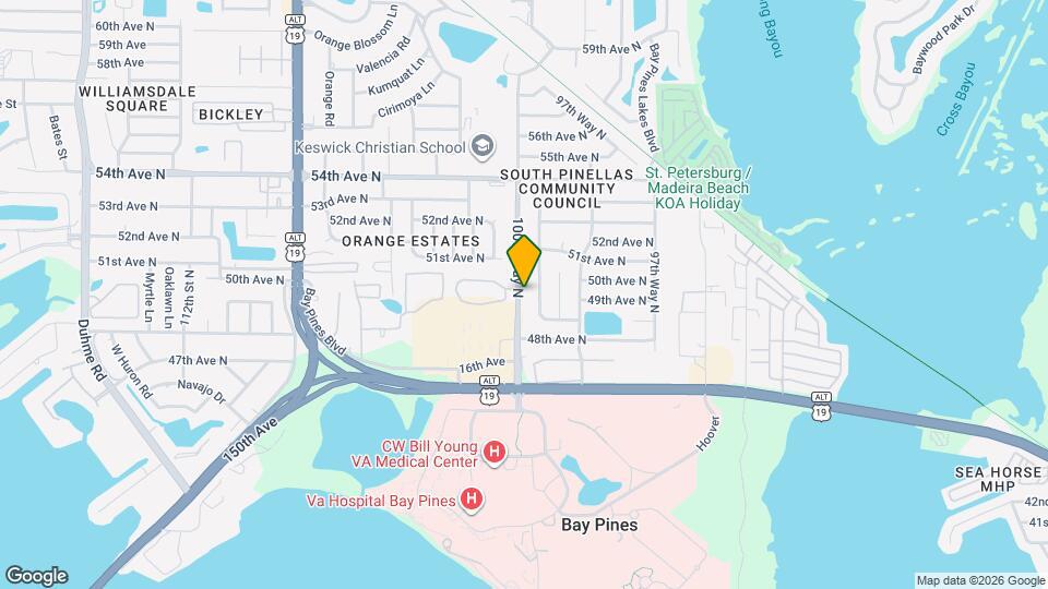 4939 100th Way N Map and Location Details