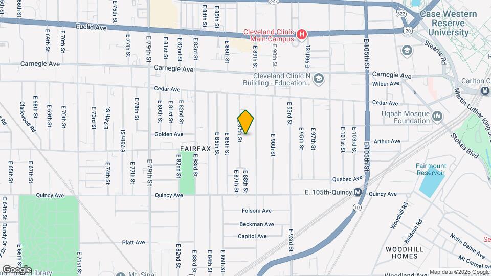 2245 E 87th St Map and Location Details