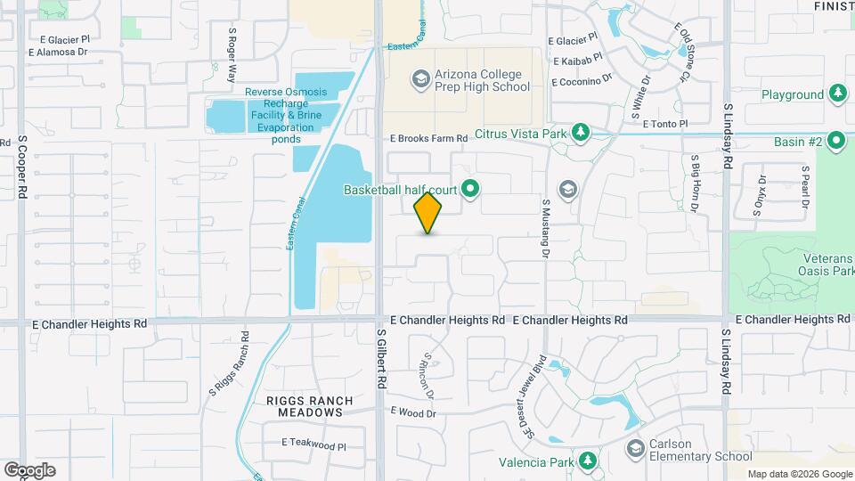 3121 E Lynx Pl Map and Location Details