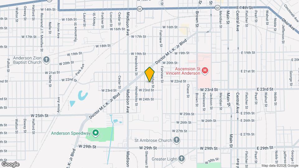 711 W 22nd St Map and Location Details