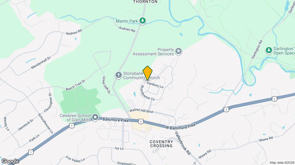 321 Danbury Ct Map and Location Details