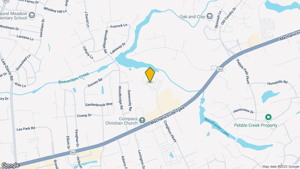 8161 Creekside Village Dr Map and Location Details