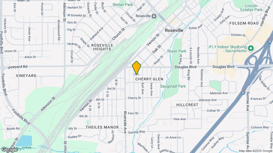 127 Clinton Ave Map and Location Details