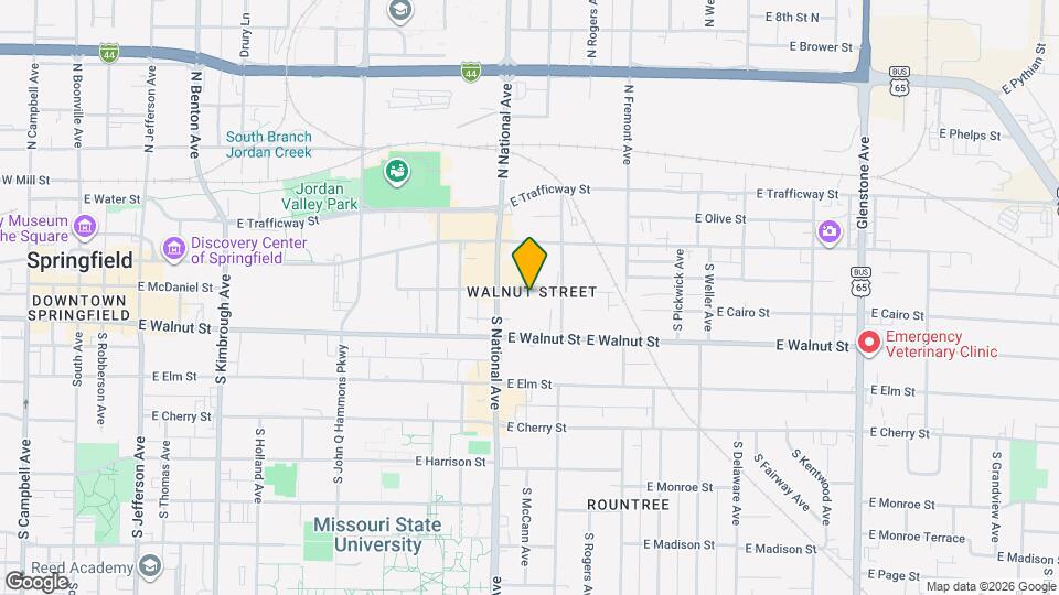 1234 E McDaniel St, Unit 4 Map and Location Details