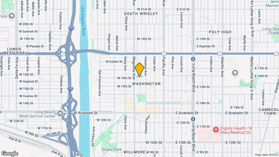 1530 Henderson Ave Map and Location Details