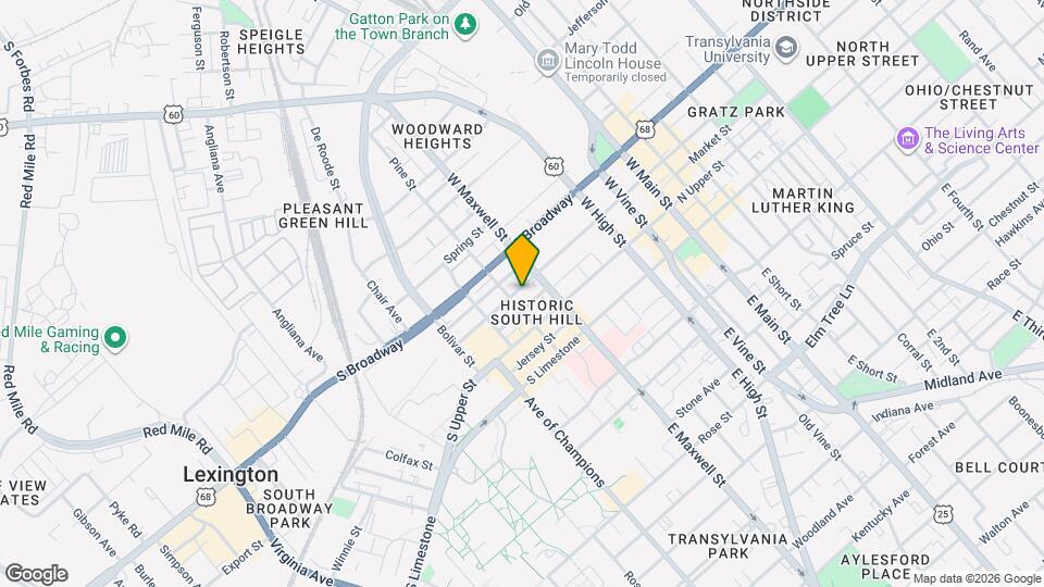 422 S Mill St Map and Location Details