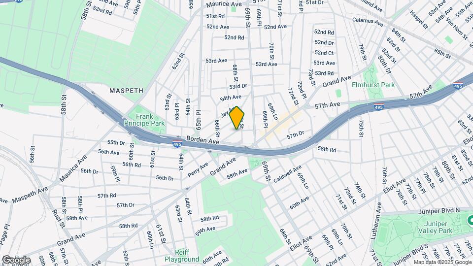 66-42 Clinton Ave-Unit -1 Map and Location Details