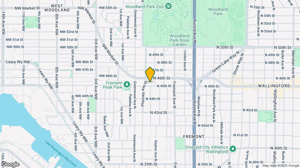 412 N 45th St Map and Location Details