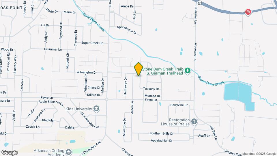 1425 Joyner Dr Map and Location Details