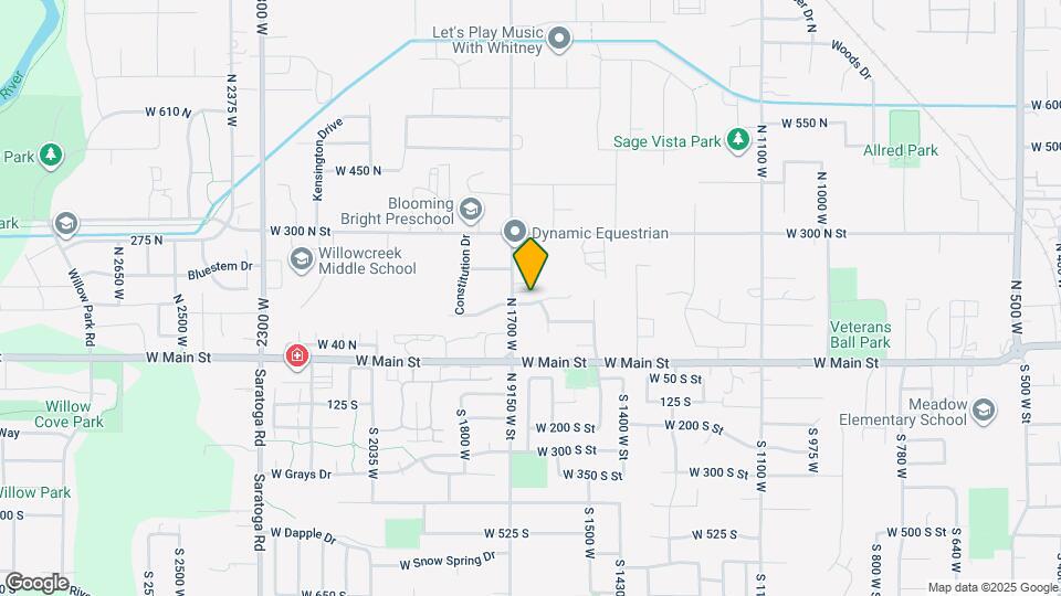 1652 W Brooke St Map and Location Details