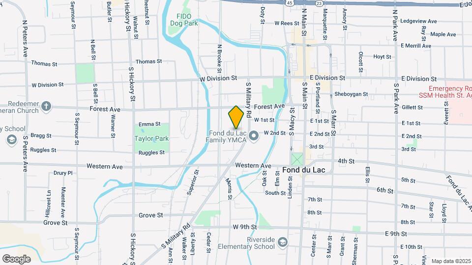 149 W 2nd St Mapa y Detalles de la Ubicación
