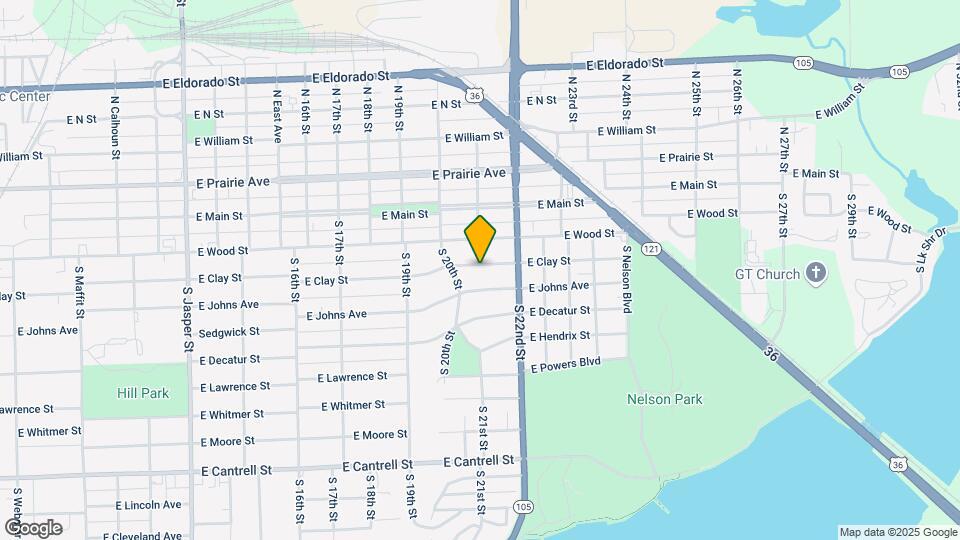 2115 E Clay St Map and Location Details