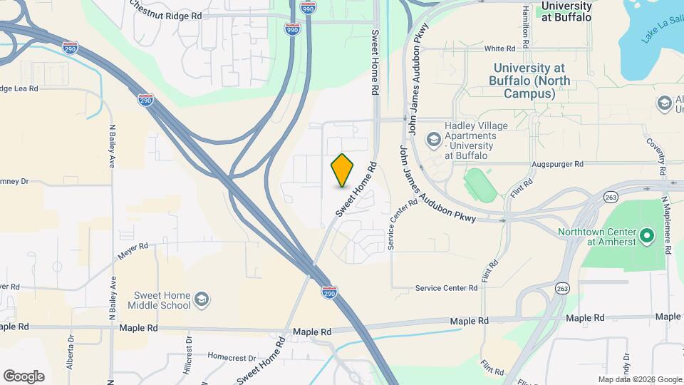 1280 Sweet Home Rd Map and Location Details