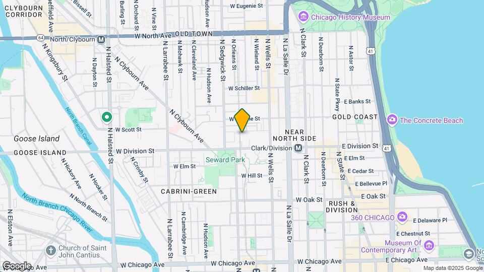 305 W Scott St Map and Location Details