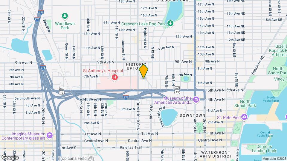 616 Highland St N Map and Location Details