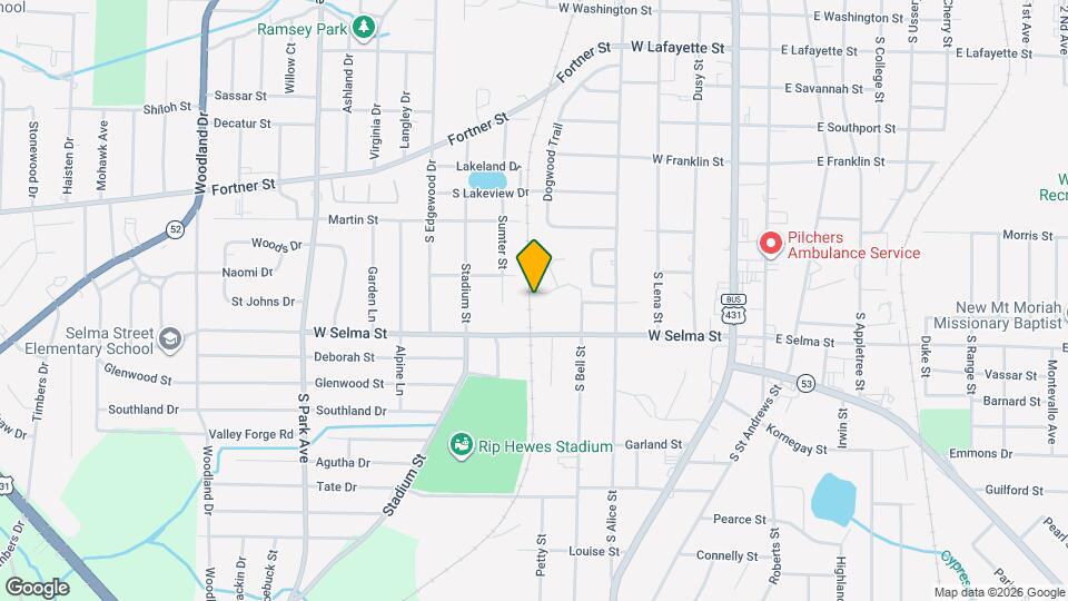 709 Melody Ln Map and Location Details