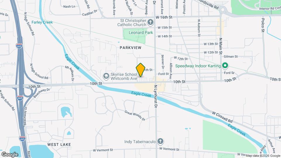 5376 W 10th St Map and Location Details