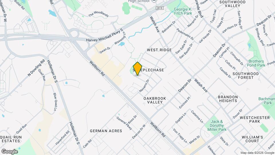 2330 Trace Meadows Map and Location Details