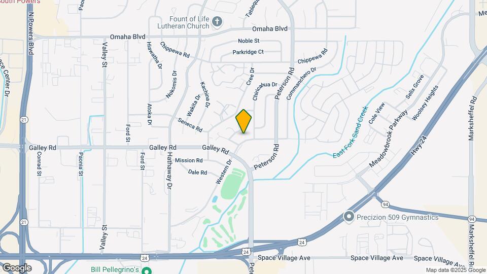 1040 Western Dr Map and Location Details