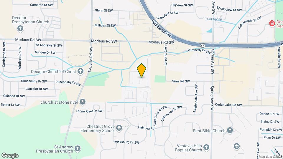 2930 McDonald Dr SW Map and Location Details