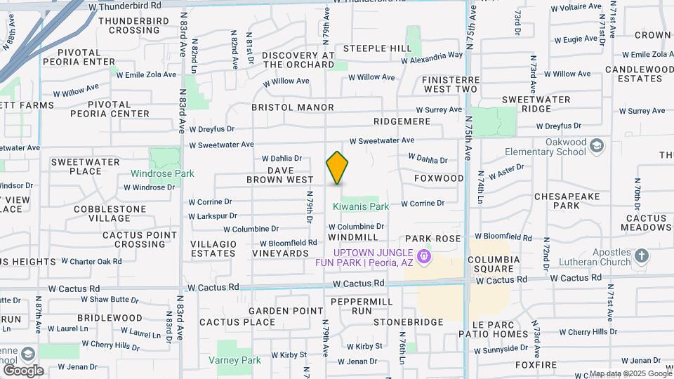 12652 N 78th Dr Map and Location Details
