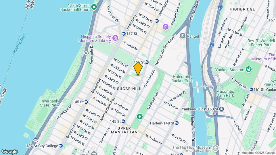 453 W 152nd St Mapa y Detalles de la Ubicación