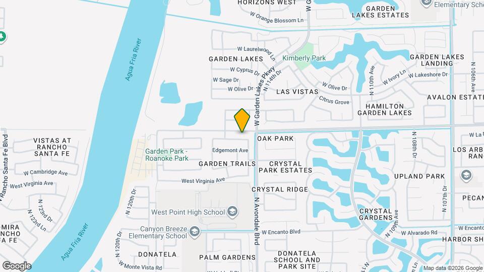 11562 W La Reata Ave Mapa y Detalles de la Ubicación