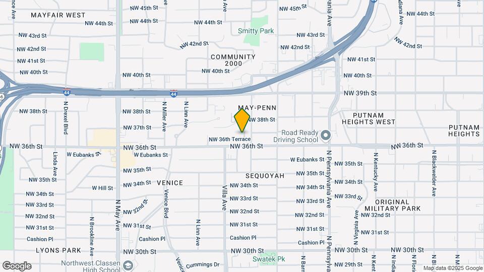 2417 NW 36th Terrace Map and Location Details