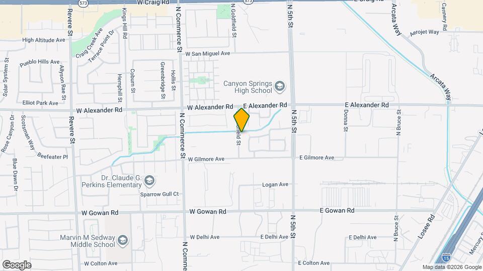 3840 N Goldfield St Mapa y Detalles de la Ubicación