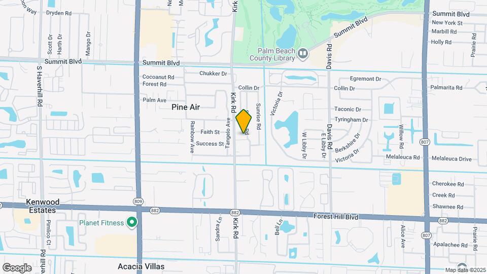 1369 Sunset Rd Map and Location Details