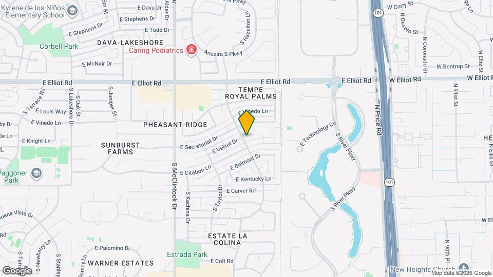 1945 E Velvet Dr Map and Location Details