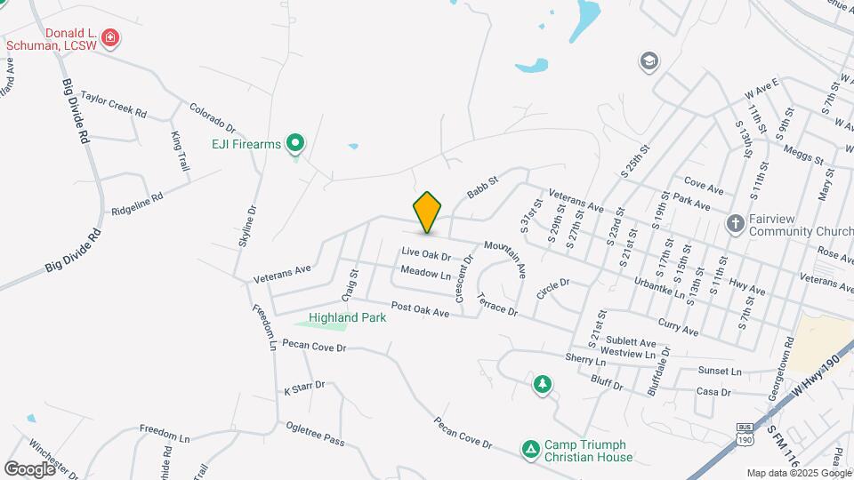 2711 Mountain Ave Map and Location Details