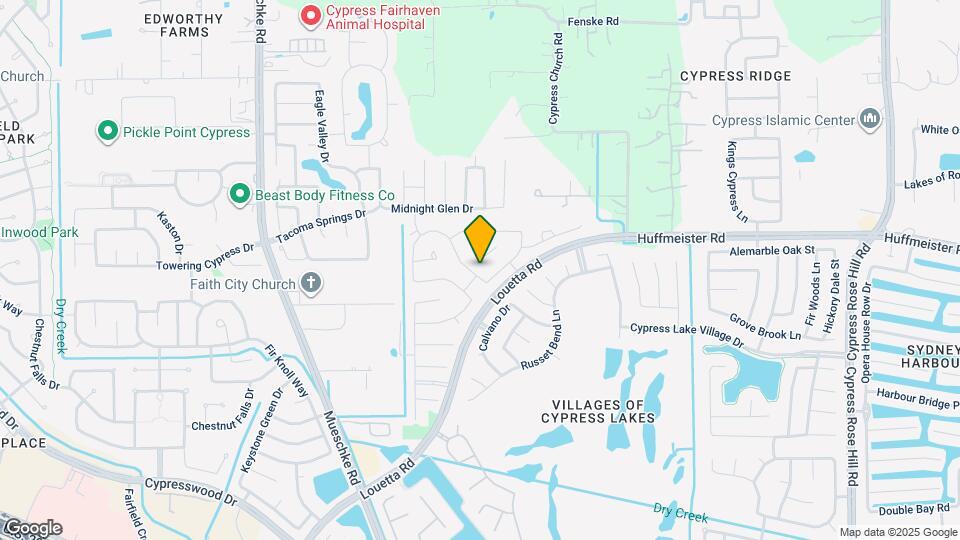 15114 Winthrop Manor Way Map and Location Details