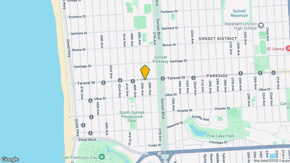 2839 Taraval St Map and Location Details