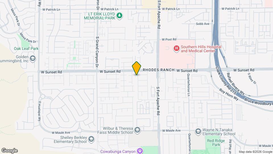 6539 Sunset Pines St Map and Location Details