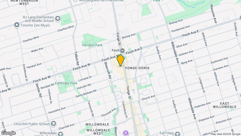5500 Yonge St Map and Location Details