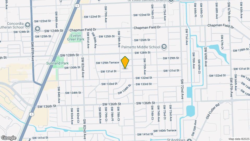 7751 SW 131st St Map and Location Details