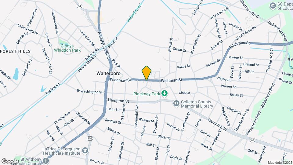 529 E Washington St, Unit Apt B Map and Location Details
