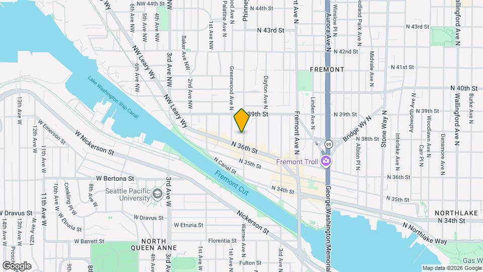 3619 Phinney Ave N, Unit A Map and Location Details