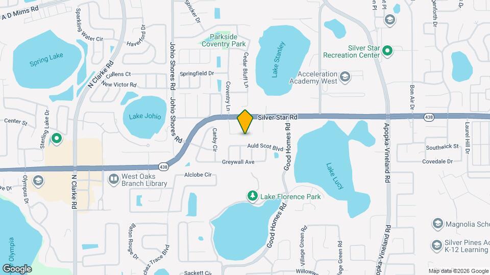 2508 Ocoee Reserve Ct Mapa y Detalles de la Ubicación