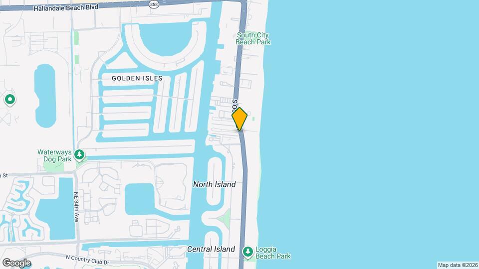 3183 S Ocean Dr Map and Location Details