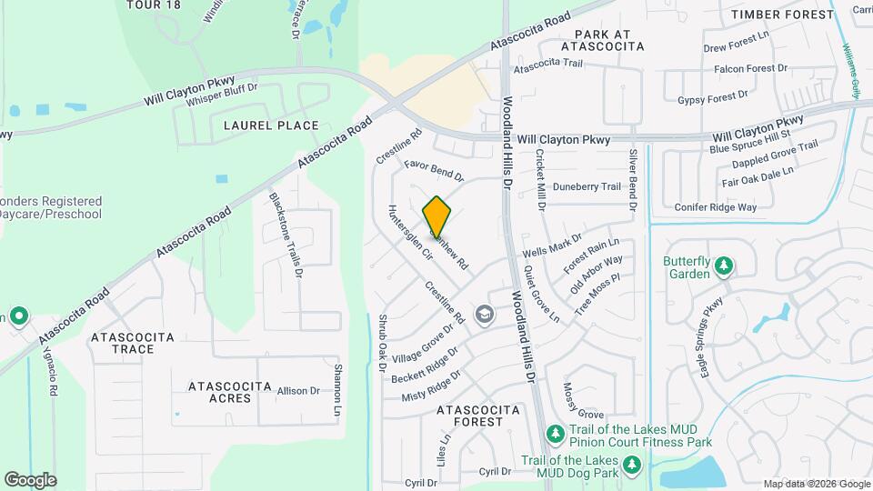 17411 Glenhew Rd Map and Location Details