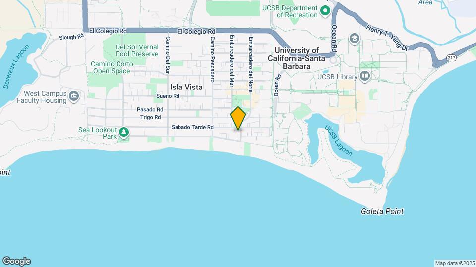 1025 El Embarcadero Rd, Unit B Map and Location Details