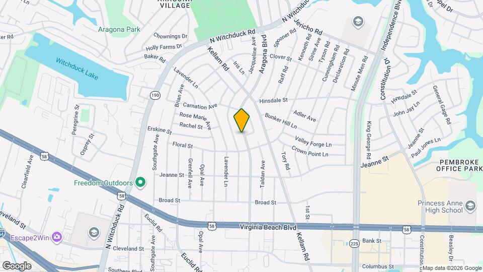 517 Aragona Blvd Map and Location Details