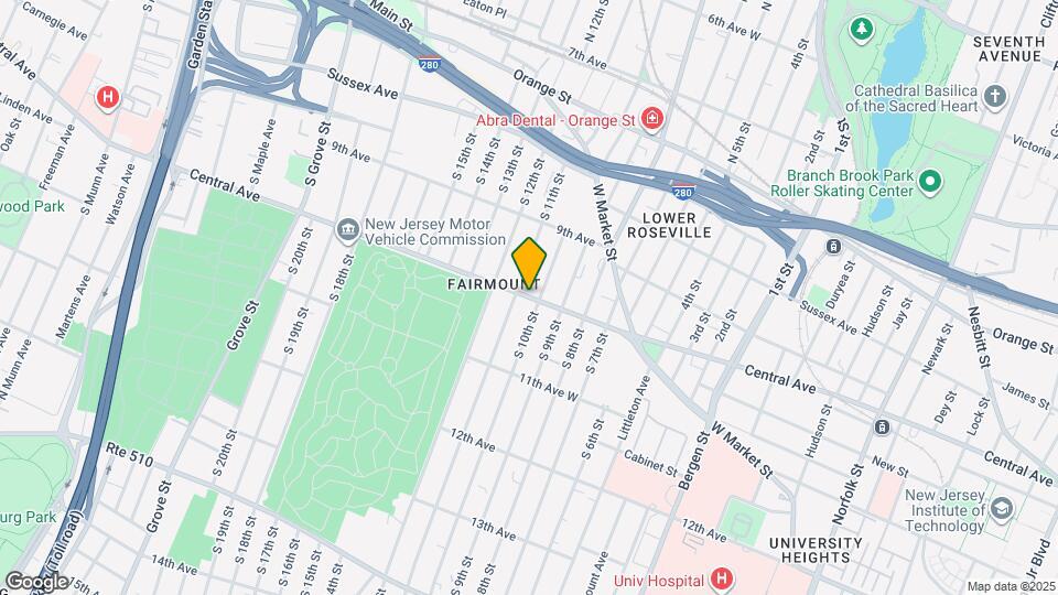 535 Central Ave, Unit 2 Map and Location Details