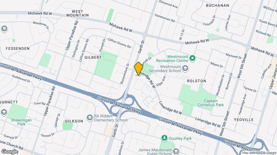 111 Britten Close Map and Location Details