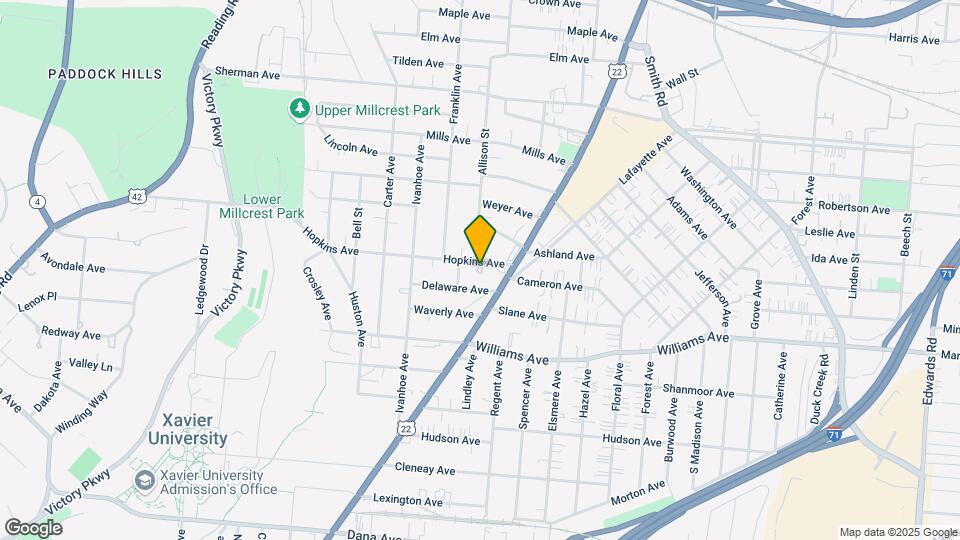 2017 Hopkins Ave Map and Location Details