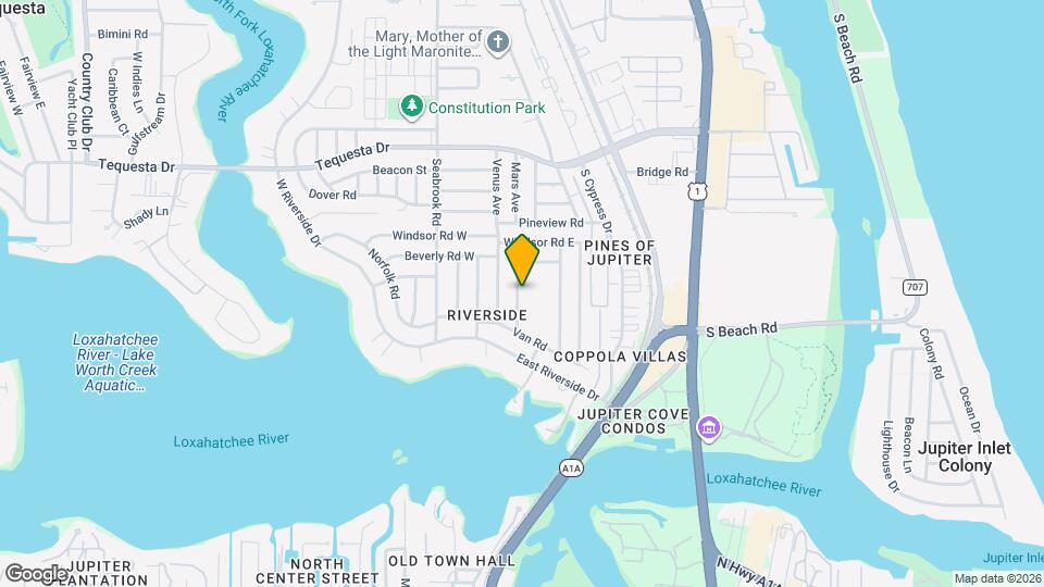 1519 Treemont Ave Map and Location Details