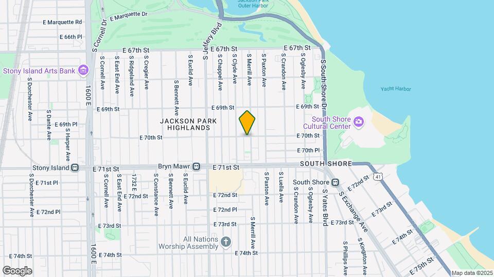 7000-7004 S Merrill Ave Mapa y Detalles de la Ubicación