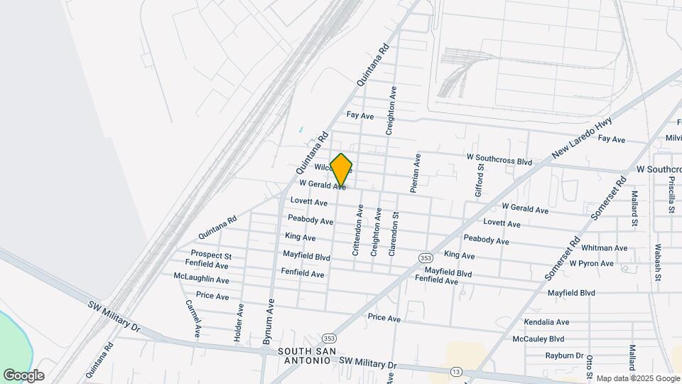 3118 W Gerald Ave Mapa y Detalles de la Ubicación